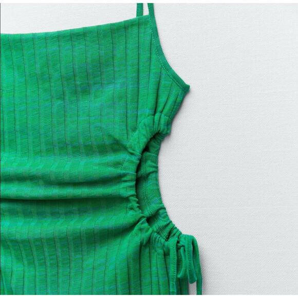 NWT Zara Cut-Out Knit Dress Size Medium - Picture 4 of 8